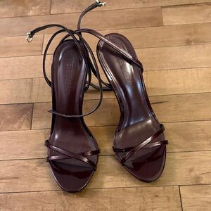 Steve Madden Dark Red Strappy Heels
